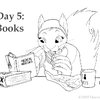Daily Sketch 5 - Books